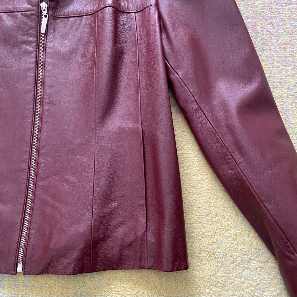 Vintage Tribal Red Leather Jacket - Picture 4 of 12